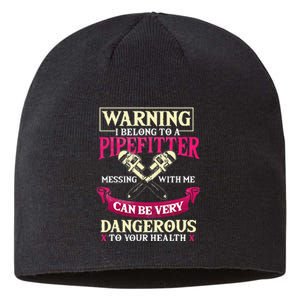 Pipefitter Gifts Funny Plumber Plumbing Pipefitter Wife Sustainable Beanie