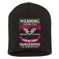 Pipefitter Gifts Funny Plumber Plumbing Pipefitter Wife Short Acrylic Beanie