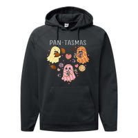 Pantasmas Ghost Funny Spooky Conchas Mexican Ghost Halloween Gift Performance Fleece Hoodie