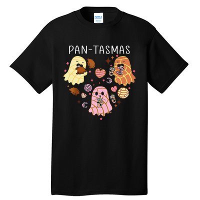 Pantasmas Ghost Funny Spooky Conchas Mexican Ghost Halloween Gift Tall T-Shirt