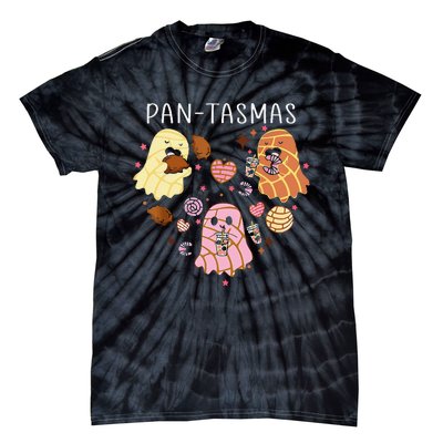 Pantasmas Ghost Funny Spooky Conchas Mexican Ghost Halloween Gift Tie-Dye T-Shirt