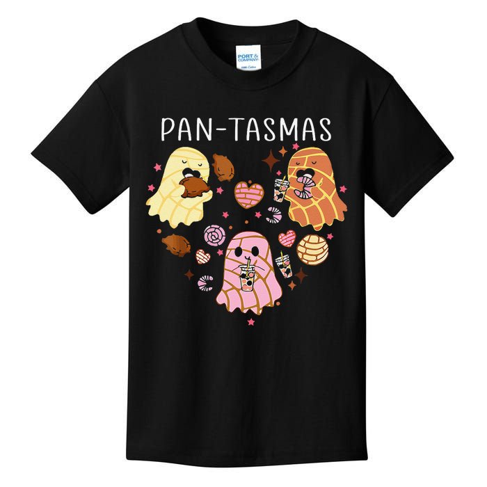 Pantasmas Ghost Funny Spooky Conchas Mexican Ghost Halloween Gift Kids T-Shirt