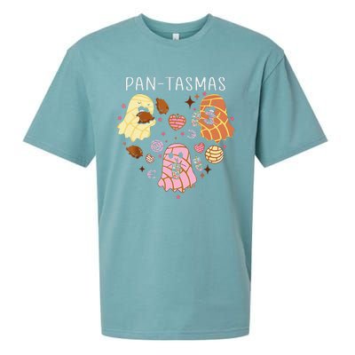 Pantasmas Ghost Funny Spooky Conchas Mexican Ghost Halloween Gift Sueded Cloud Jersey T-Shirt