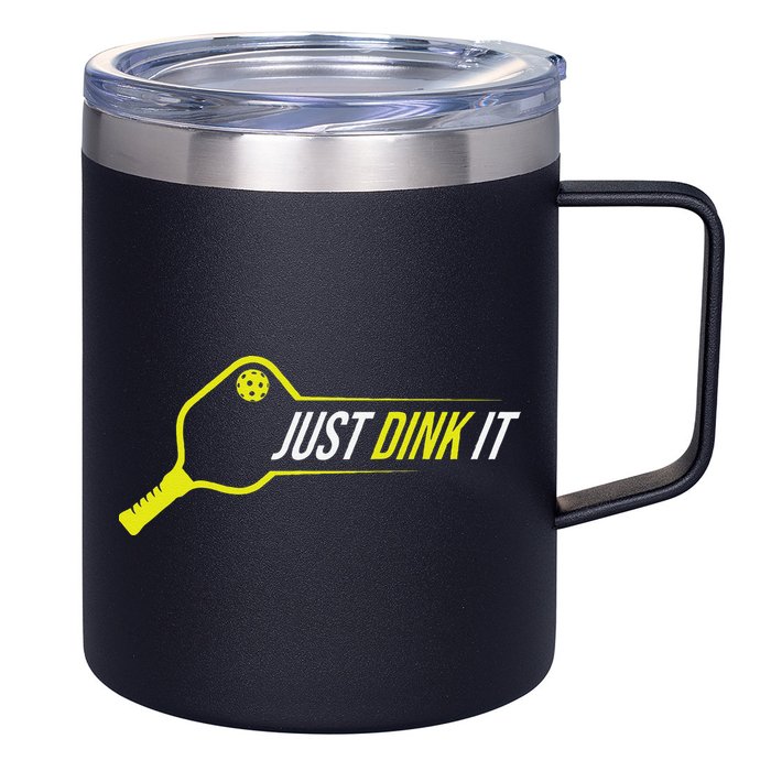 Pickleball Gift Funny Just Dink It Pickleball 12oz Stainless Steel Coffee Mug