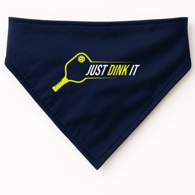 Pickleball Gift Funny Just Dink It Pickleball USA-Made Doggie Bandana