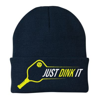 Pickleball Gift Funny Just Dink It Pickleball Knit Cap Winter Beanie