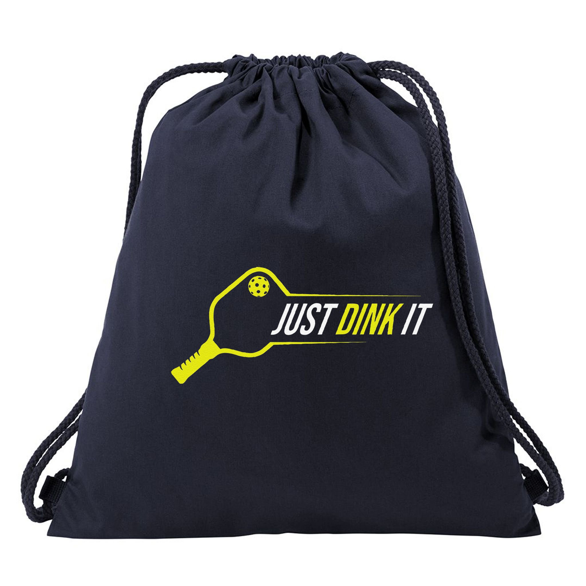 Pickleball Gift Funny Just Dink It Pickleball Drawstring Bag