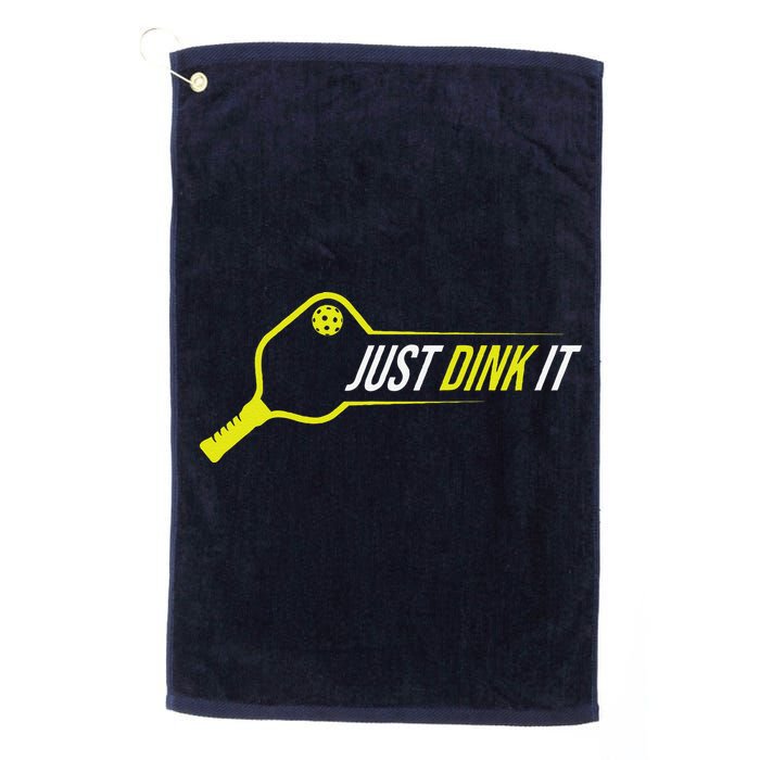 Pickleball Gift Funny Just Dink It Pickleball Golf Towel