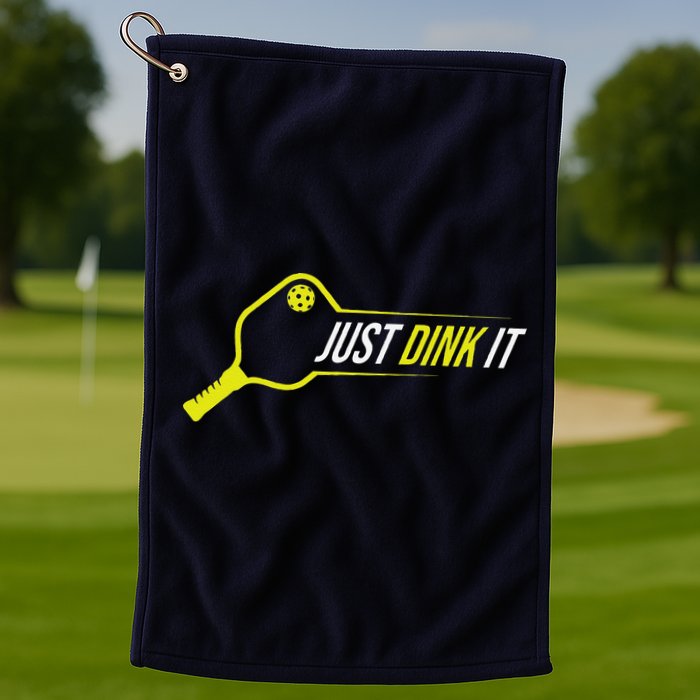 Pickleball Gift Funny Just Dink It Pickleball Golf Towel
