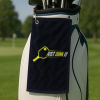 Pickleball Gift Funny Just Dink It Pickleball Golf Towel