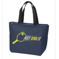 Pickleball Gift Funny Just Dink It Pickleball Zip Tote Bag