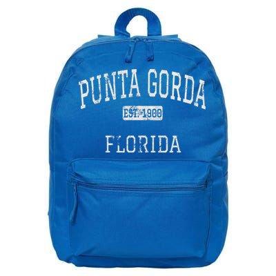 Punta Gorda Florida Fl 16 in Basic Backpack