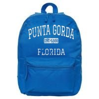 Punta Gorda Florida Fl 16 in Basic Backpack
