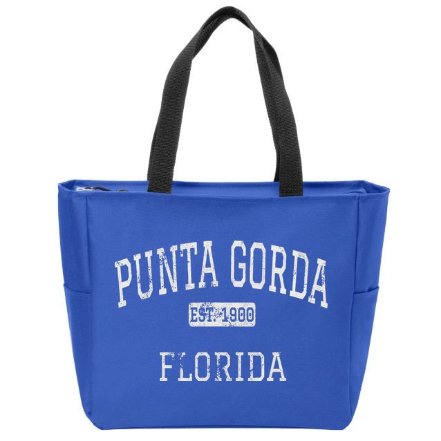 Punta Gorda Florida Fl Zip Tote Bag