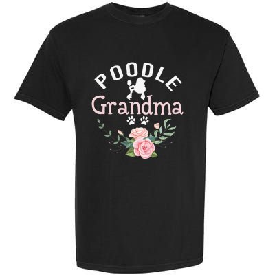 Poodle Grandma Gifts Wo Mom Poodle Dog Lover Christmas Garment-Dyed Heavyweight T-Shirt