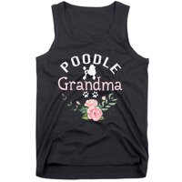 Poodle Grandma Gifts Wo Mom Poodle Dog Lover Christmas Tank Top