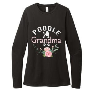 Poodle Grandma Gifts Funny Mom Poodle Dog Lover Christmas Womens CVC Long Sleeve Shirt