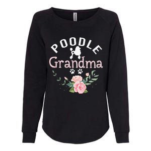 Poodle Grandma Gifts Funny Mom Poodle Dog Lover Christmas Womens California Wash Sweatshirt