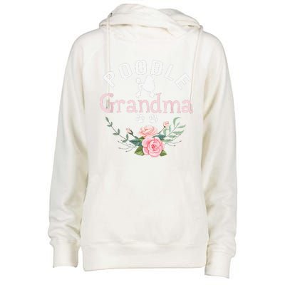 Poodle Grandma Gifts Funny Mom Poodle Dog Lover Christmas Womens Funnel Neck Pullover Hood