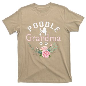 Poodle Grandma Gifts Funny Mom Poodle Dog Lover Christmas T-Shirt