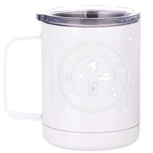 Passport Gang Global 1  12 oz Stainless Steel Tumbler Cup