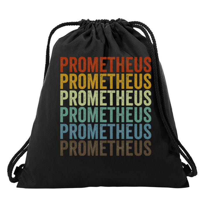 Prometheus Greek God Ancient Greek Mythology Drawstring Bag