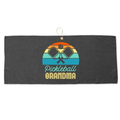 Pickleball Grandma Gift Large Microfiber Waffle Golf Towel