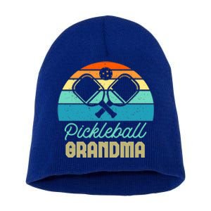 Pickleball Grandma Gift Short Acrylic Beanie