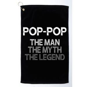 Popmeaningful Giftpop Gift: The The Myth The Legend Funny Gift Platinum Collection Golf Towel