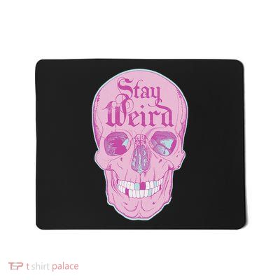 Pastel Goth Girl, Stay Weird, Emo Skull For Ns Mousepad