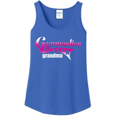 Proud Gymnastics Grandma Loves Gymnast Nana Competition Gift Ladies Essential Tank