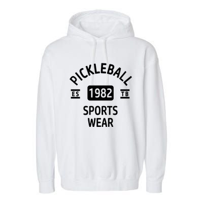 Pickleball Great Gift Garment-Dyed Fleece Hoodie