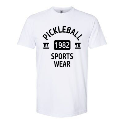 Pickleball Great Gift Softstyle CVC T-Shirt