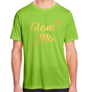 Perfect Glamma Glamma Granny Grandma Gold Kiss Present Gift Adult ChromaSoft Performance T-Shirt