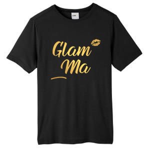 Perfect Glamma Glamma Granny Grandma Gold Kiss Present Gift Tall Fusion ChromaSoft Performance T-Shirt