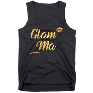 Perfect Glamma Glamma Granny Grandma Gold Kiss Present Gift Tank Top