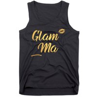 Perfect Glamma Glamma Granny Grandma Gold Kiss Present Gift Tank Top