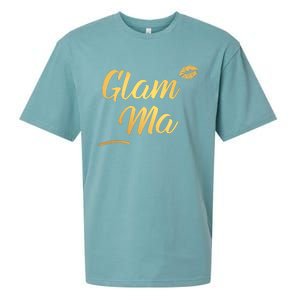 Perfect Glamma Glamma Granny Grandma Gold Kiss Present Gift Sueded Cloud Jersey T-Shirt