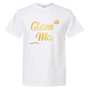 Perfect Glamma Glamma Granny Grandma Gold Kiss Present Gift Garment-Dyed Heavyweight T-Shirt