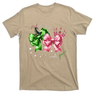 Pin.K Goes Good With Green Bow Witch T-Shirt