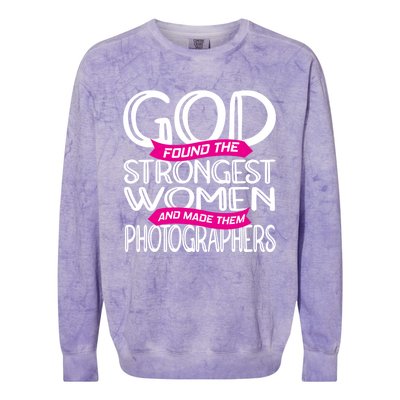 Photographer Great Gift Colorblast Crewneck Sweatshirt