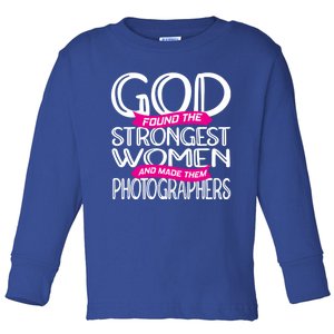 Photographer Great Gift Toddler Long Sleeve Shirt