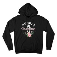 Poodle Grandma Gifts Wo Mom Poodle Dog Lover Christmas Hoodie