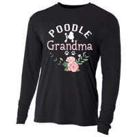 Poodle Grandma Gifts Wo Mom Poodle Dog Lover Christmas Cooling Performance Long Sleeve Crew