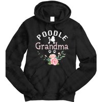 Poodle Grandma Gifts Wo Mom Poodle Dog Lover Christmas Tie Dye Hoodie