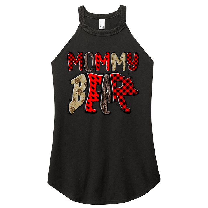 Papa Gigi Grandma Grandpa Mimi Nana Mother Daymommy Bear Funny Gift Women's Perfect Tri Rocker Tank