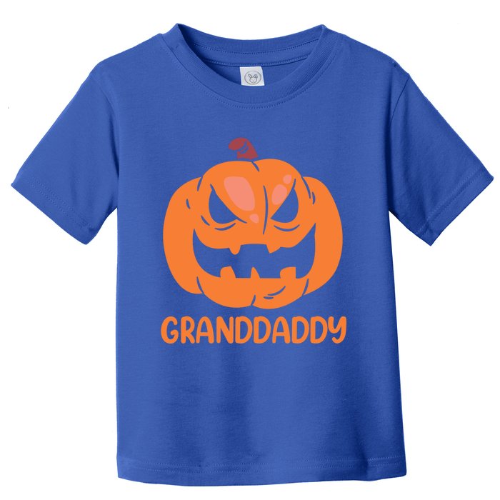 Pumpkin Granddaddy Grandfather Matching Family Halloween Meaningful Gift Toddler T-Shirt