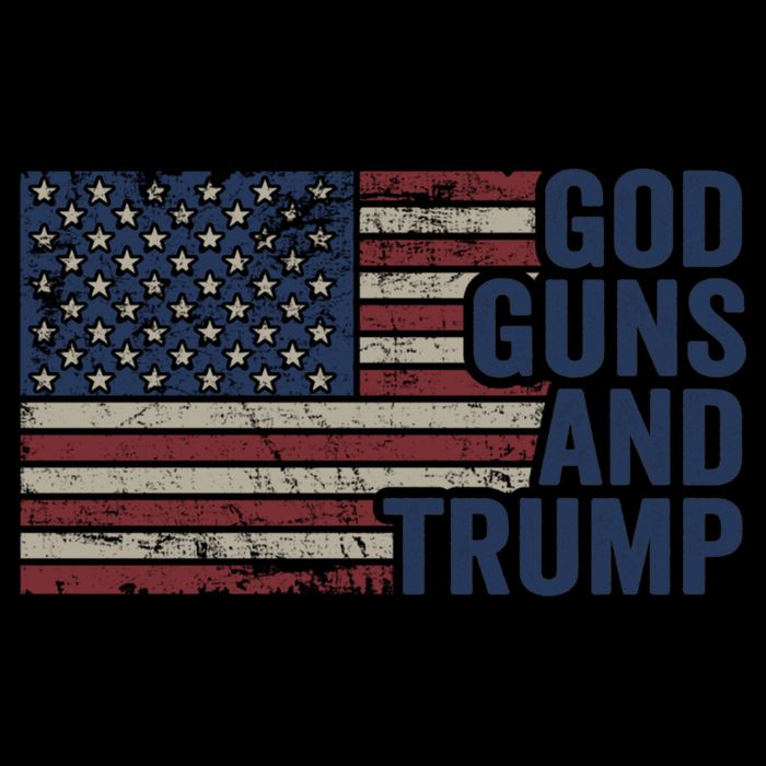 Pro God Gun Funny God Guns And Trump T-Shirt