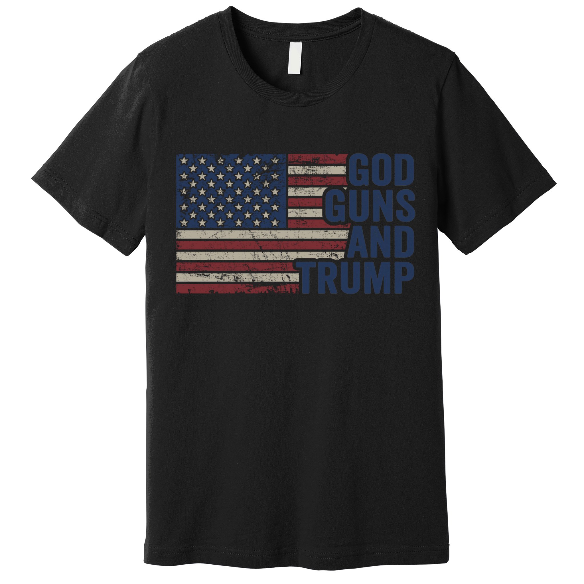Pro God Gun Funny God Guns And Trump Premium T-Shirt