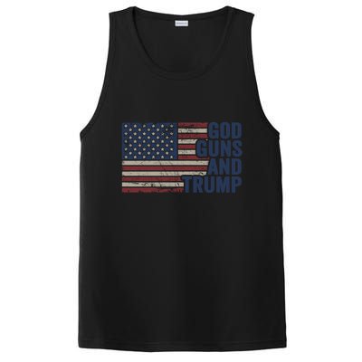 Pro God Gun Funny God Guns And Trump PosiCharge Competitor Tank